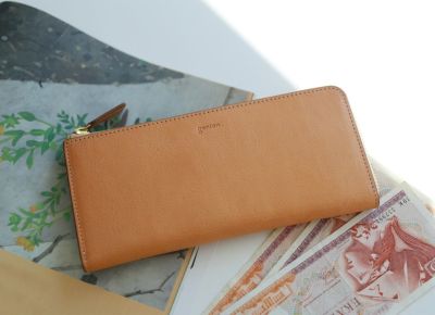 genten ゲンテン CUOIO クオイオ 小銭入れ付き長財布（L字ファスナー式） 44670