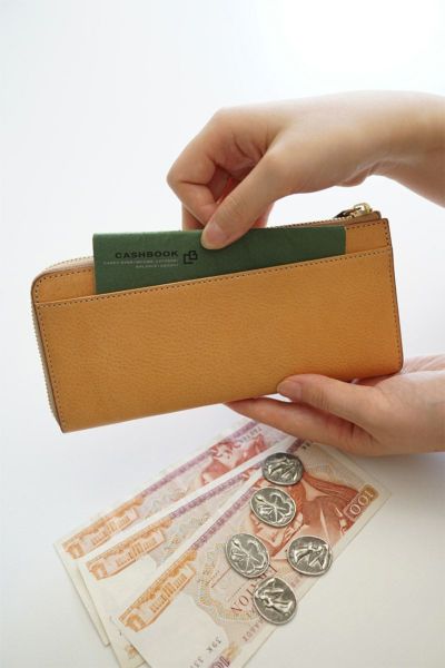 genten ゲンテン CUOIO クオイオ 小銭入れ付き長財布（L字ファスナー式） 44670