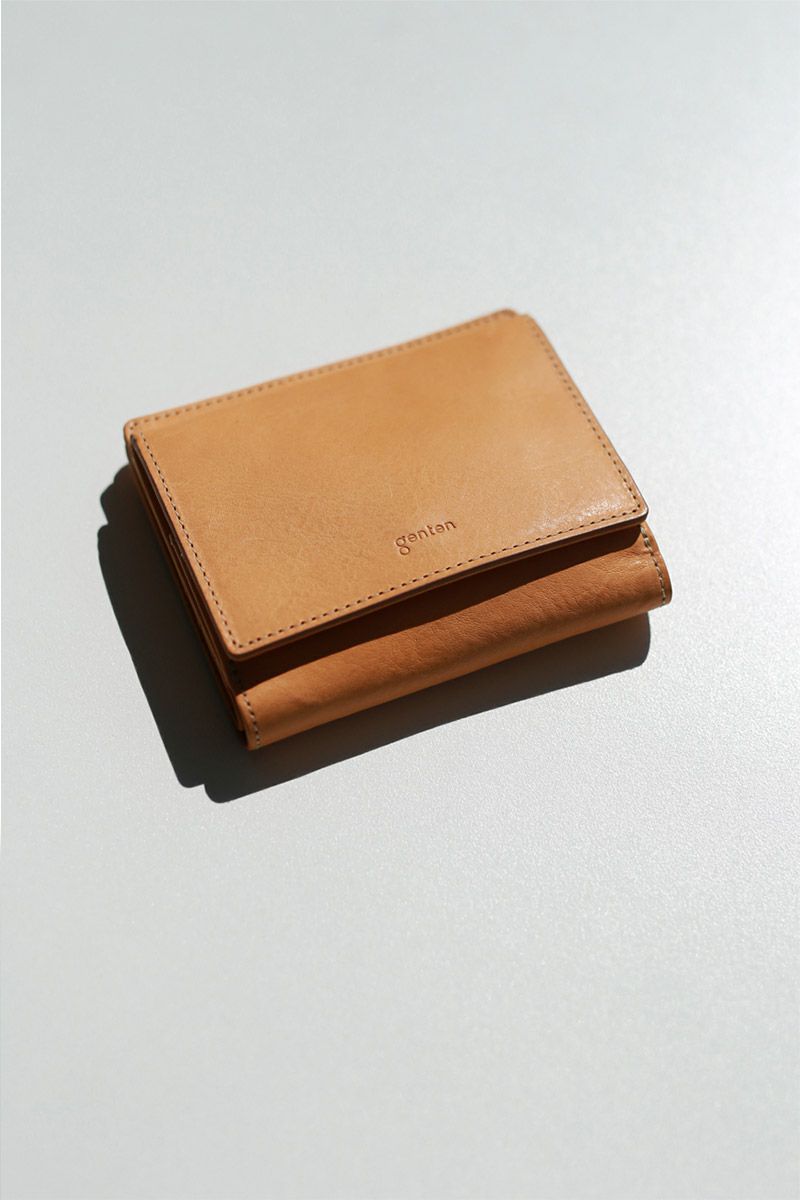 genten ゲンテン CUOIO クオイオ 小銭入れ付き二つ折り財布 44671
