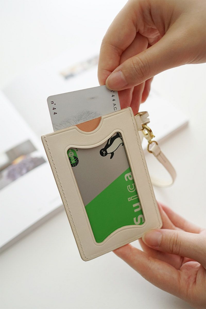 genten ゲンテン Flutter cut work フラッターカットワーク パスケース 49597