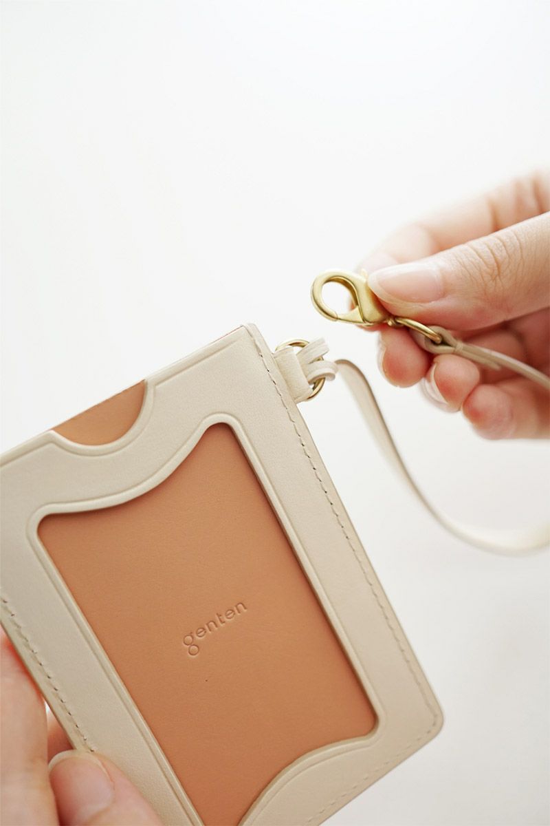 genten ゲンテン Flutter cut work フラッターカットワーク パスケース 49597