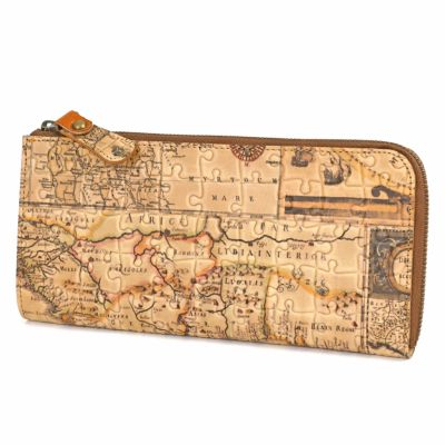 VIA DOAN ヴィア ドアン Map マップ 小銭入れ付き長財布（L字ファスナー式） 365