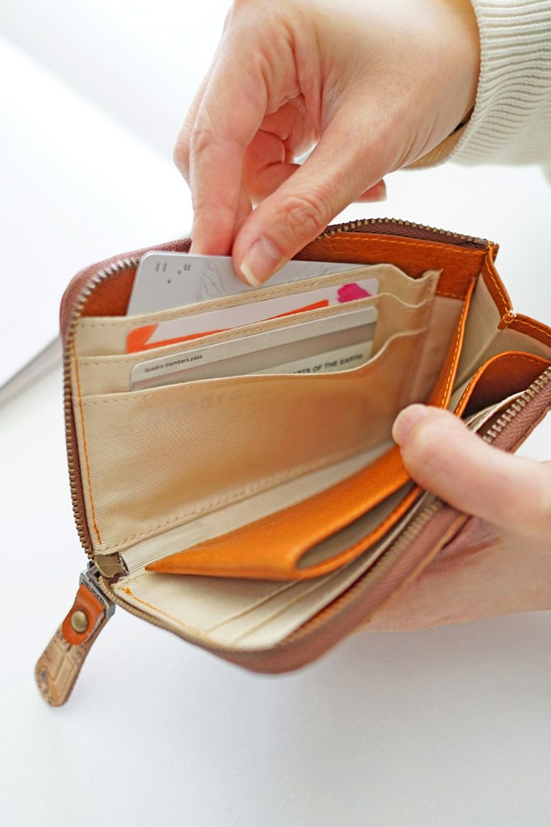 VIA DOAN ヴィア ドアン Map マップ 小銭入れ付き財布（L字ファスナー式） 366