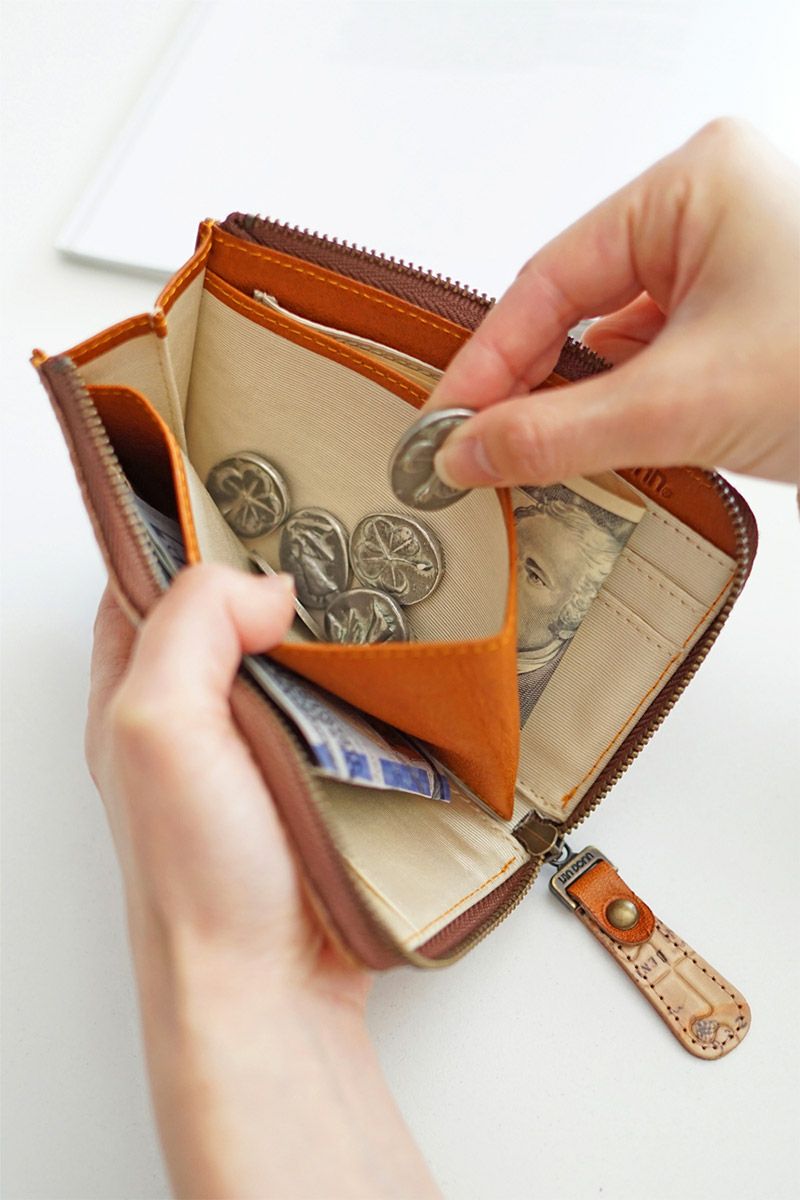 VIA DOAN ヴィア ドアン Map マップ 小銭入れ付き財布（L字ファスナー式） 366