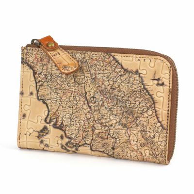 VIA DOAN ヴィア ドアン Map マップ 小銭入れ付き財布（L字ファスナー式） 366