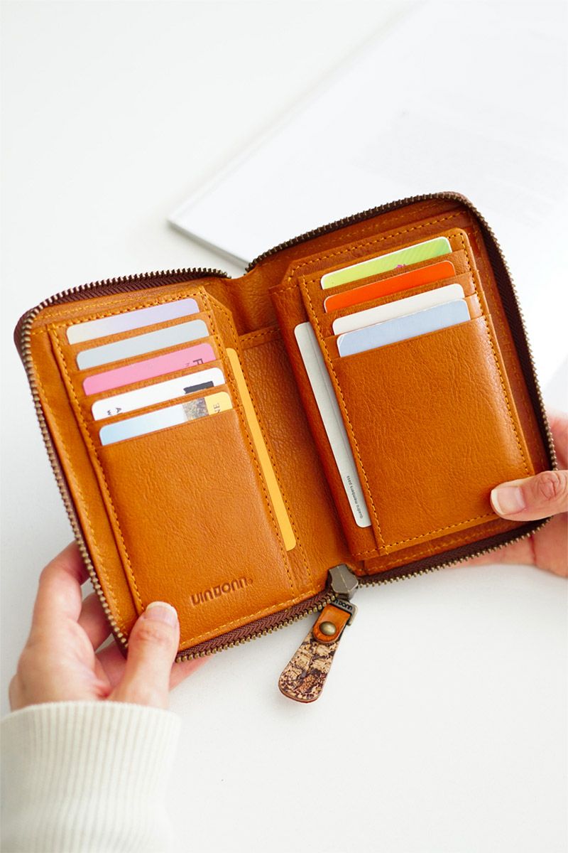 VIA DOAN ヴィア ドアン Map マップ 小銭入れ付き二つ折り財布（ラウンドファスナー式 ） 367