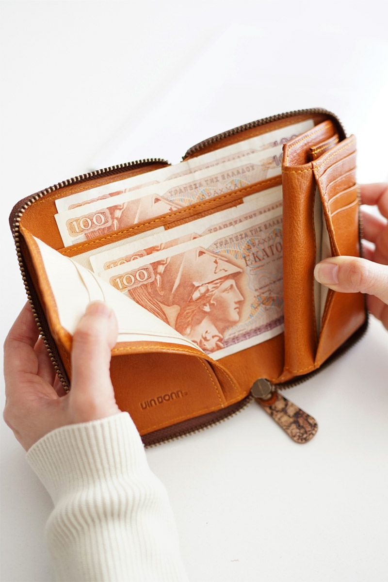 VIA DOAN ヴィア ドアン Map マップ 小銭入れ付き二つ折り財布（ラウンドファスナー式 ） 367