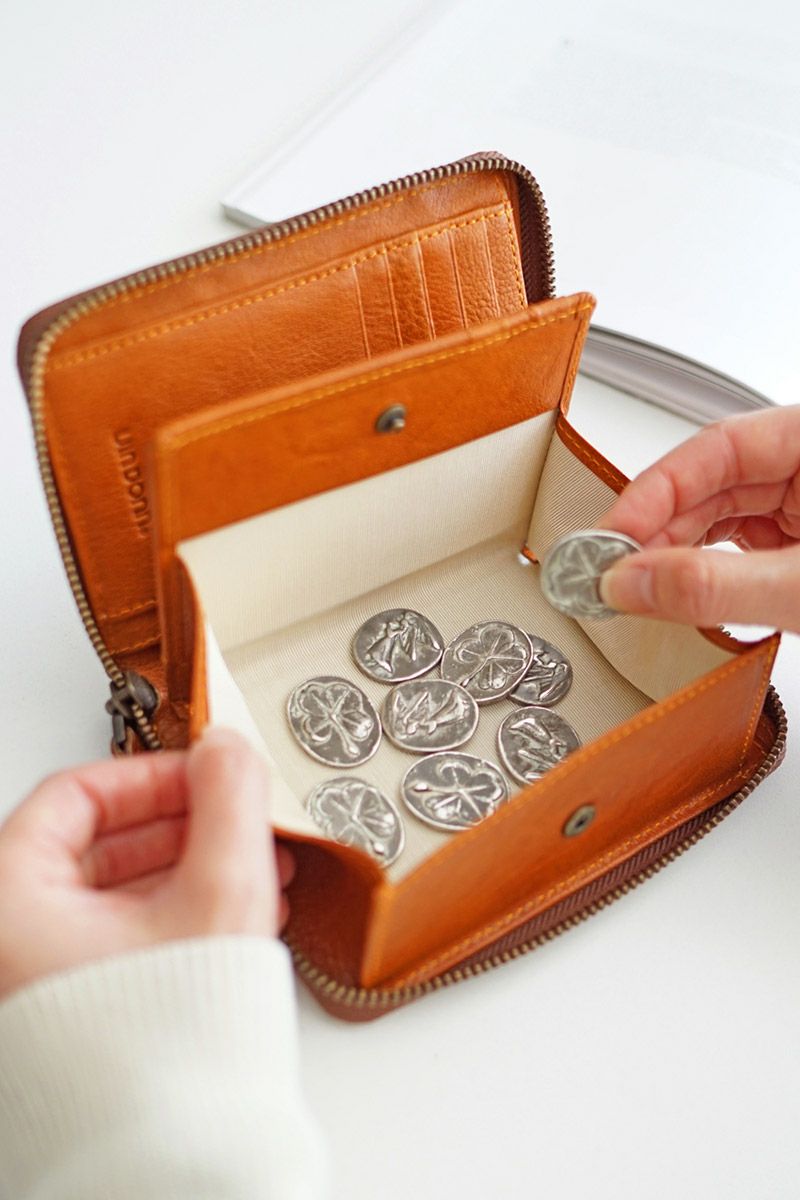 VIA DOAN ヴィア ドアン Map マップ 小銭入れ付き二つ折り財布（ラウンドファスナー式 ） 367