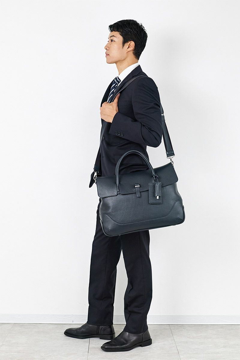 PELLE MORBIDA ペッレモルビダ Maiden Voyage メイデン ボヤージュ シュリンクレザー 2WAYボストンバッグ PMO-MB085