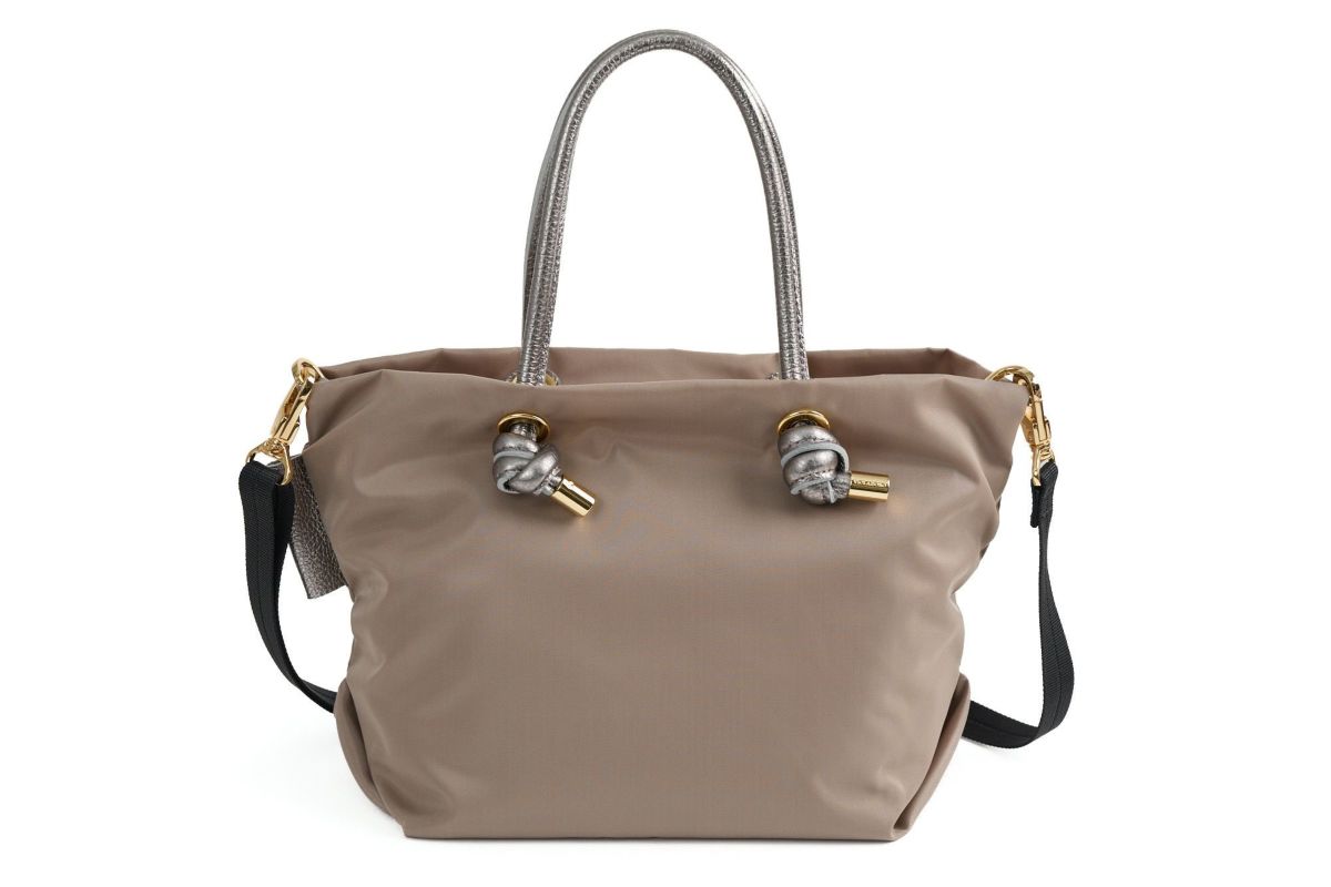 VIOLAd'ORO ヴィオラドーロ BIANCA ビアンカ ノットハンドルトートバッグS V-2224