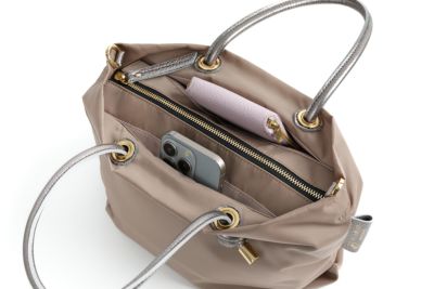 VIOLAd'ORO ヴィオラドーロ BIANCA ビアンカ ノットハンドルトートバッグS V-2224