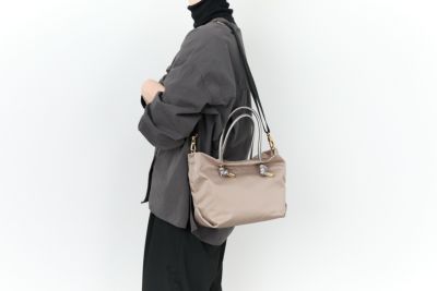VIOLAd'ORO ヴィオラドーロ BIANCA ビアンカ ノットハンドルトートバッグS V-2224