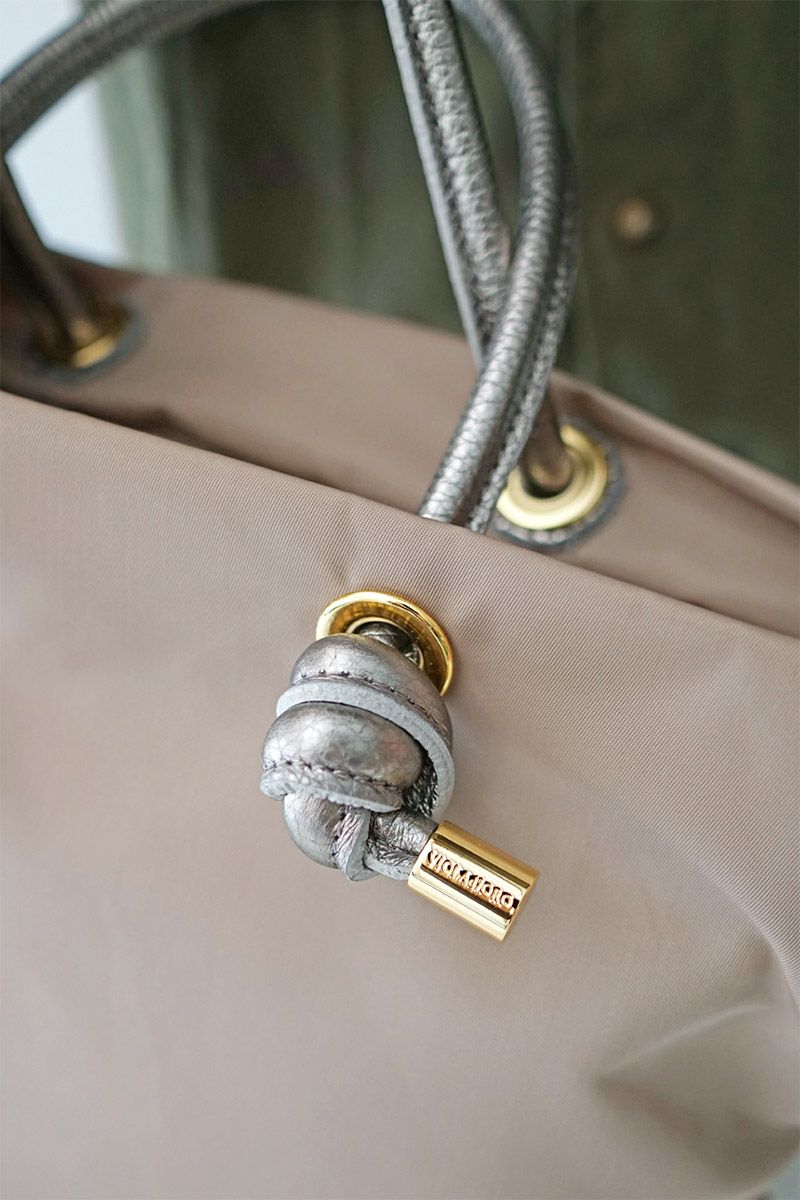 VIOLAd'ORO ヴィオラドーロ BIANCA ビアンカ ノットハンドルトートバッグS V-2224
