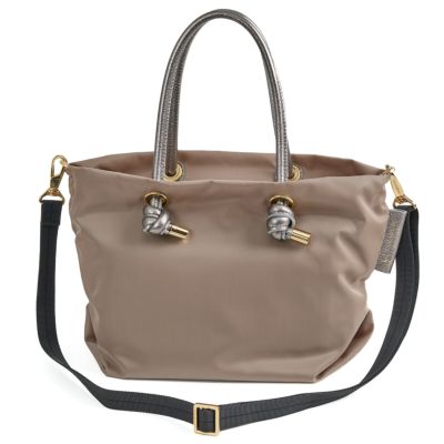 VIOLAd'ORO ヴィオラドーロ BIANCA ビアンカ ノットハンドルトートバッグS V-2224