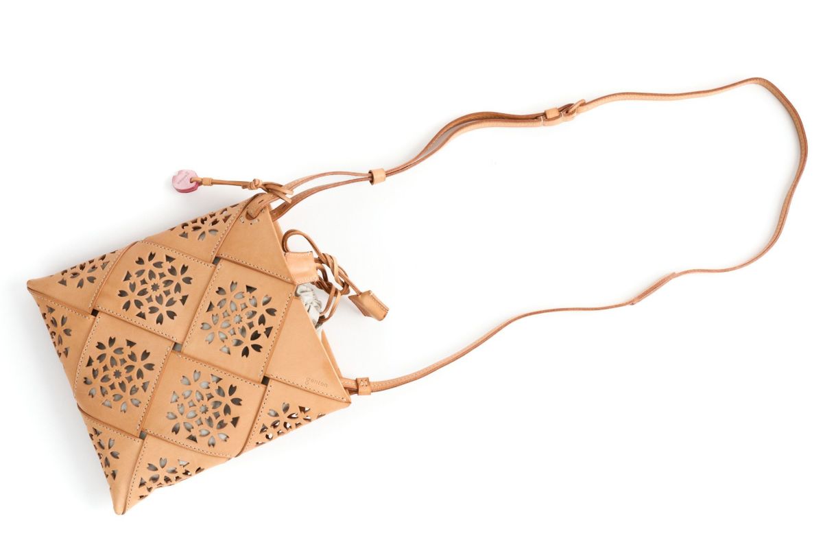 genten ゲンテン Flutter Bascket フラッターバスケット ショルダーバッグ 49576