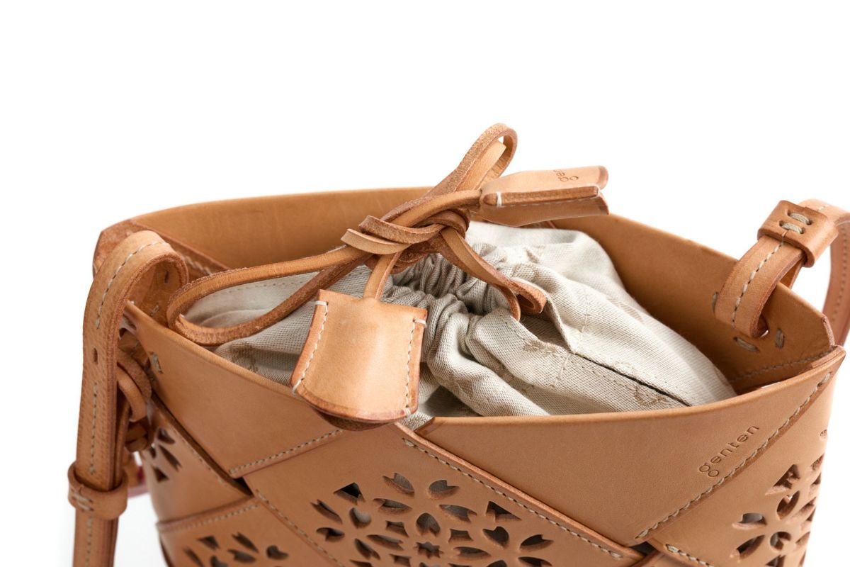 genten ゲンテン Flutter Bascket フラッターバスケット ショルダーバッグ 49576