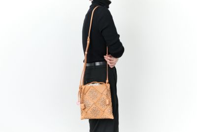 genten ゲンテン Flutter Bascket フラッターバスケット ショルダーバッグ 49576