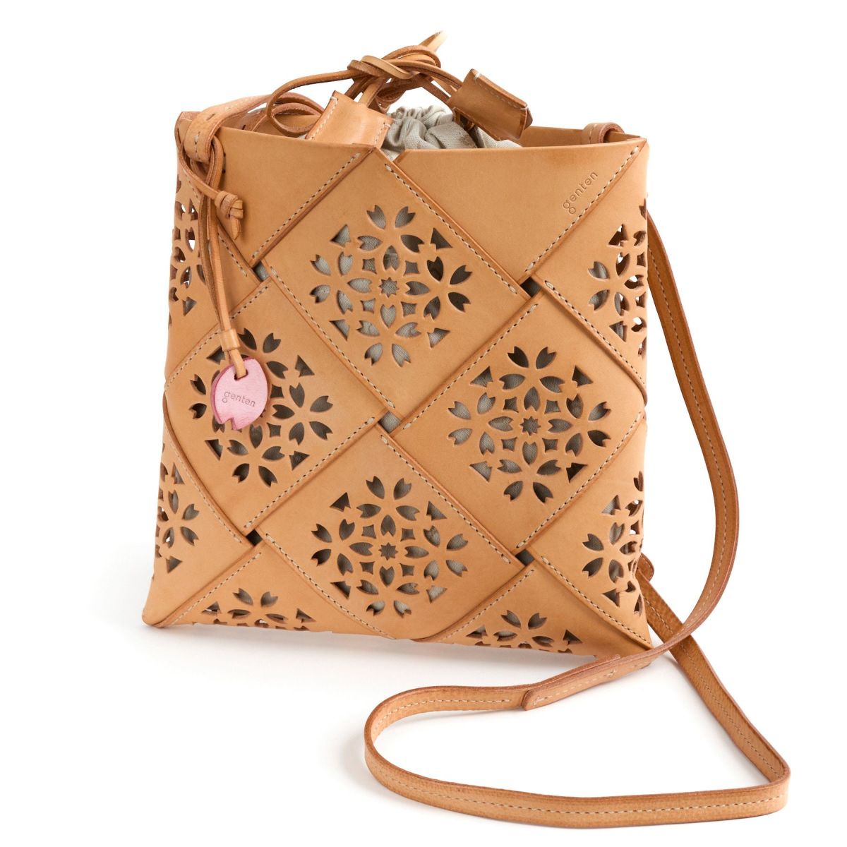 genten ゲンテン Flutter Bascket フラッターバスケット ショルダーバッグ 49576