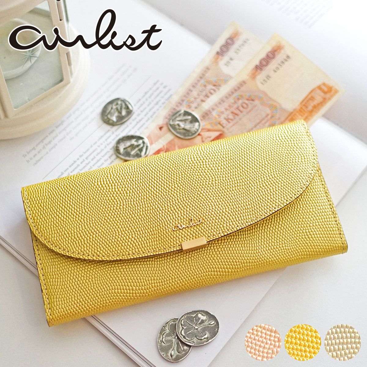 airlist エアリスト LUNA METALLIC ルナメタリック 小銭入れ付き長財布 24751