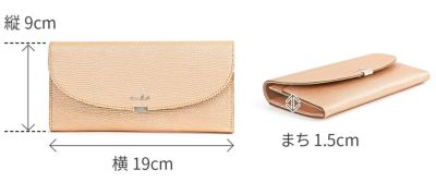 airlist エアリスト LUNA METALLIC ルナメタリック 小銭入れ付き長財布 24751