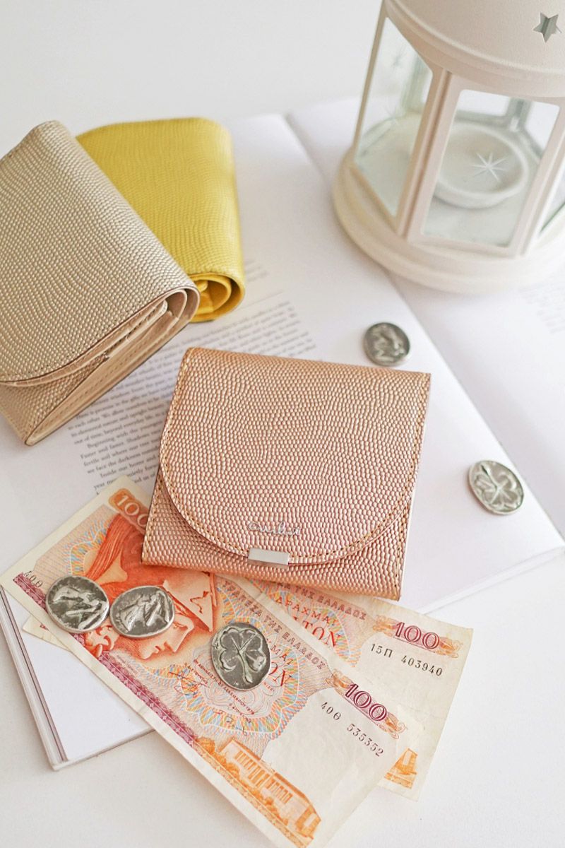 airlist エアリスト LUNA METALLIC ルナメタリック 小銭入れ付き二つ折り財布 24753