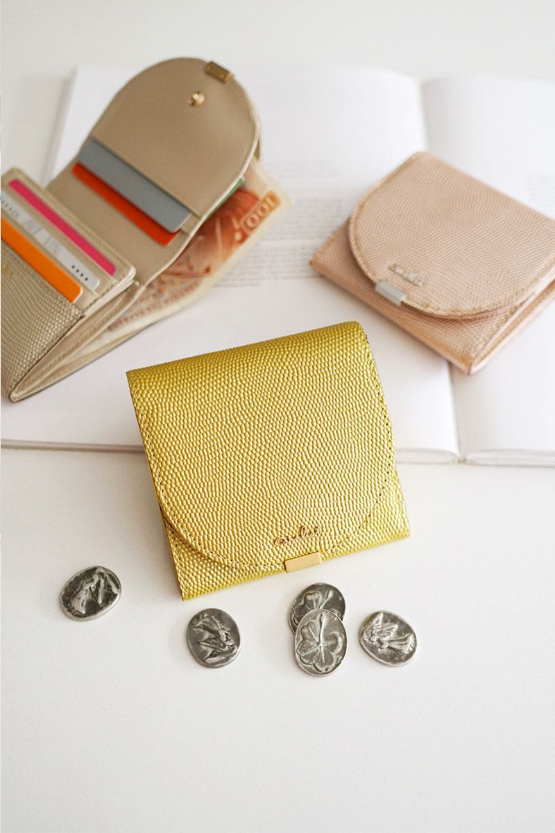 airlist エアリスト LUNA METALLIC ルナメタリック 小銭入れ付き二つ折り財布 24753