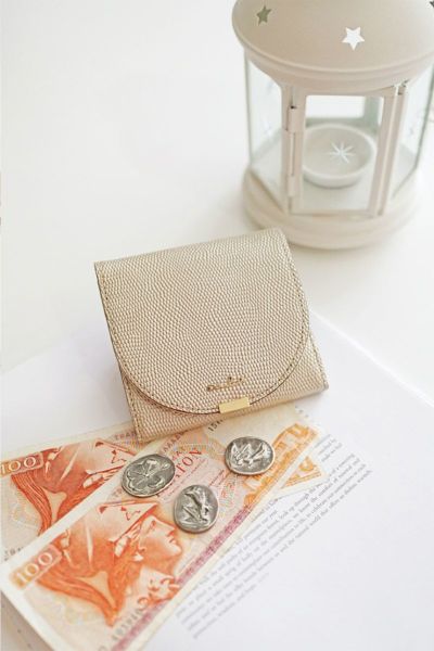 airlist エアリスト LUNA METALLIC ルナメタリック 小銭入れ付き二つ折り財布 24753