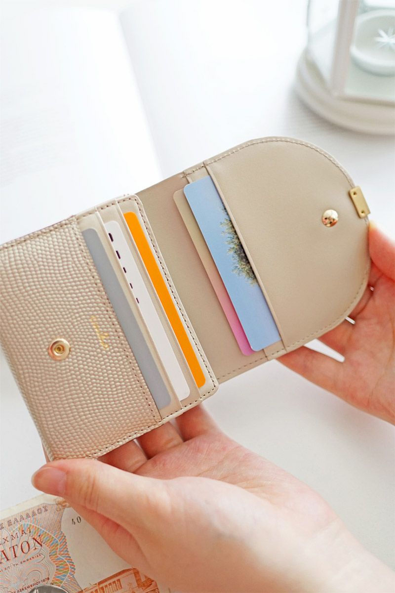 airlist エアリスト LUNA METALLIC ルナメタリック 小銭入れ付き二つ折り財布 24753