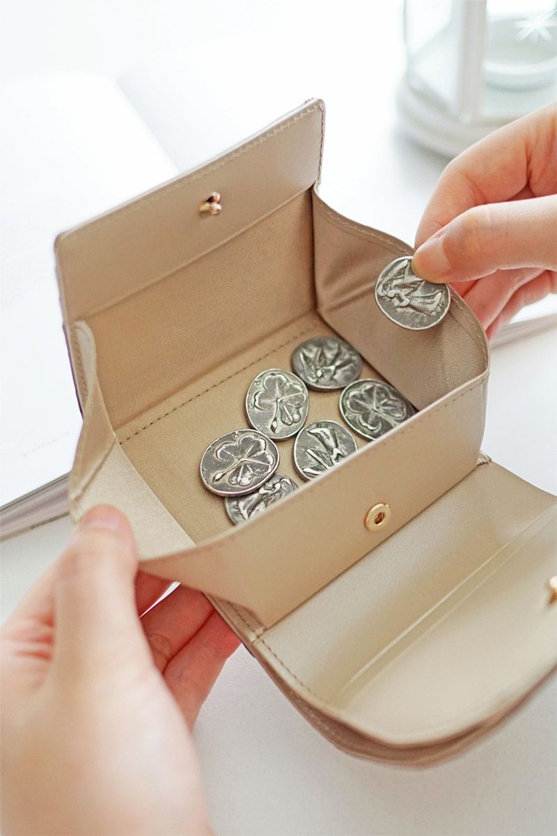 airlist エアリスト LUNA METALLIC ルナメタリック 小銭入れ付き二つ折り財布 24753