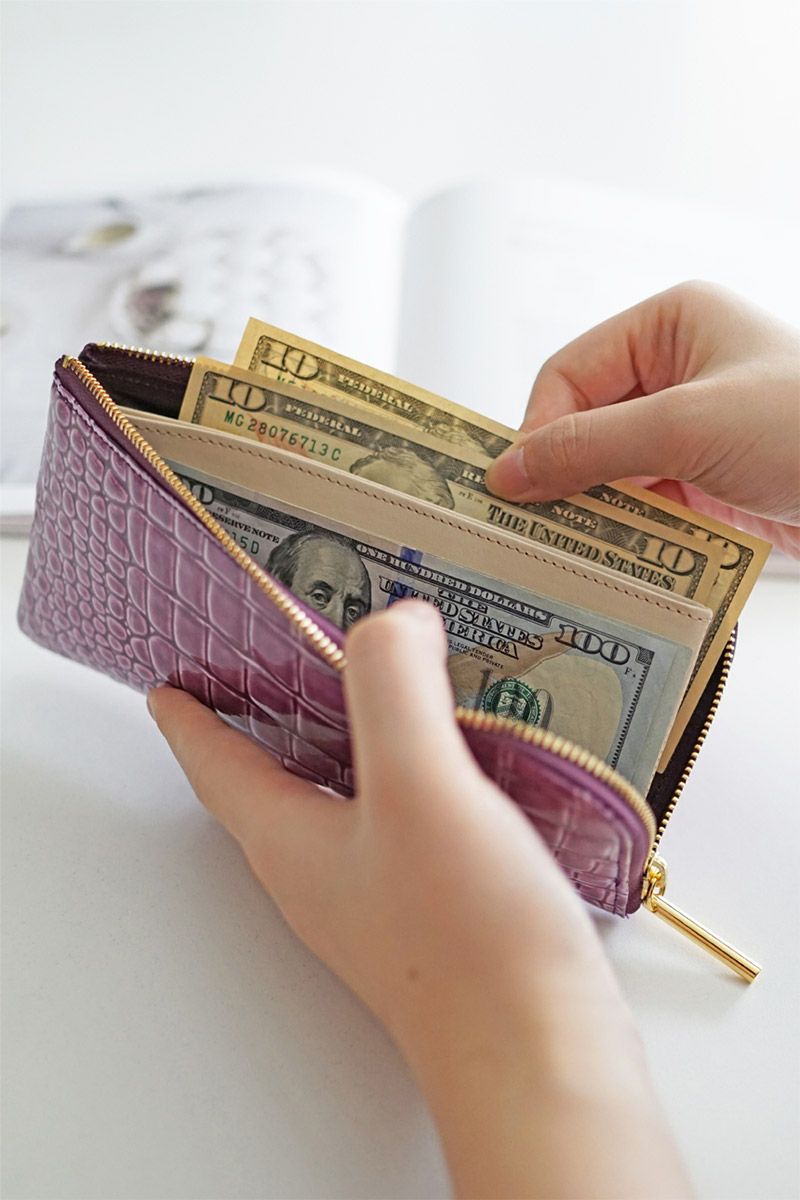 POMTATA ポンタタ CORO L ジップ ロングウォレット P2532