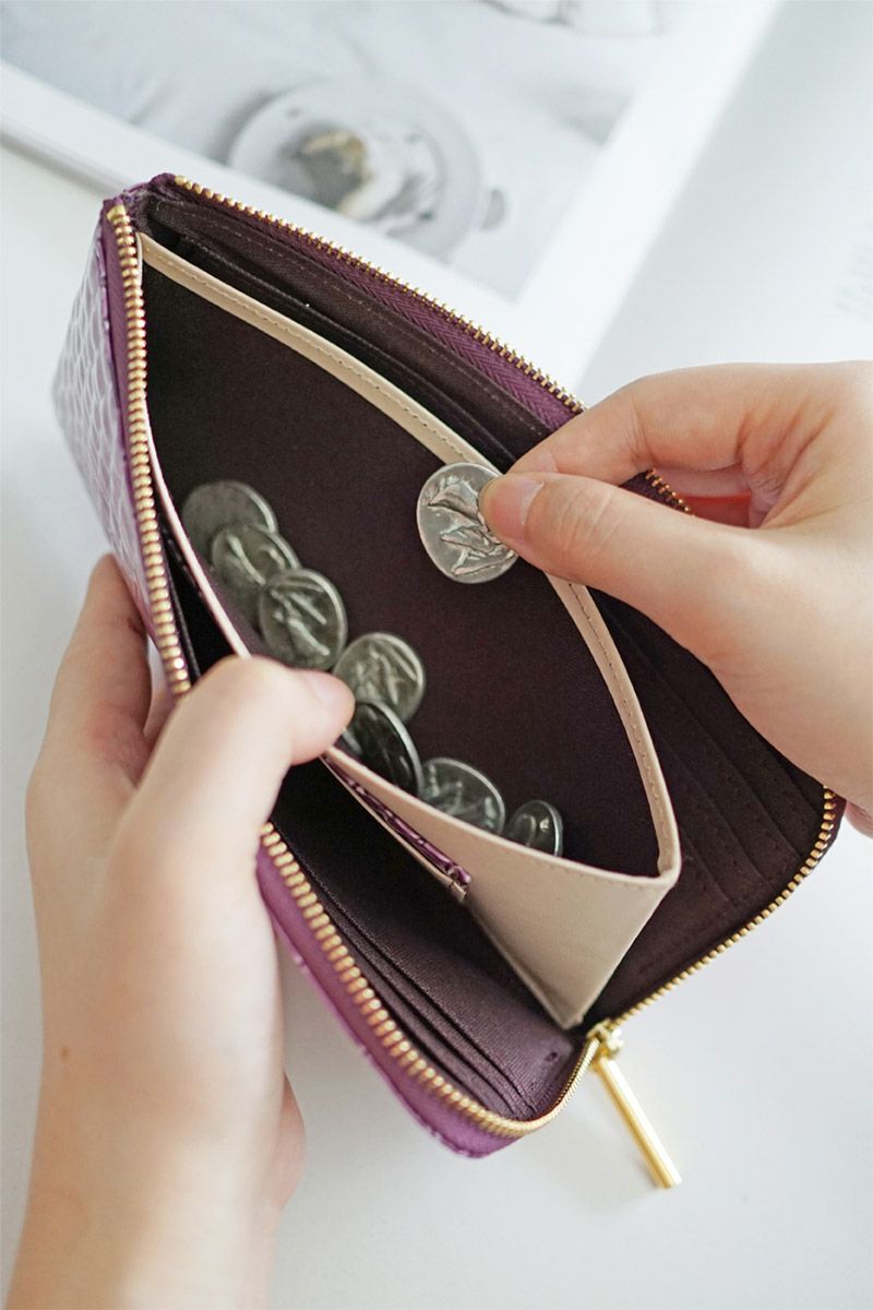 POMTATA ポンタタ CORO L ジップ ロングウォレット P2532