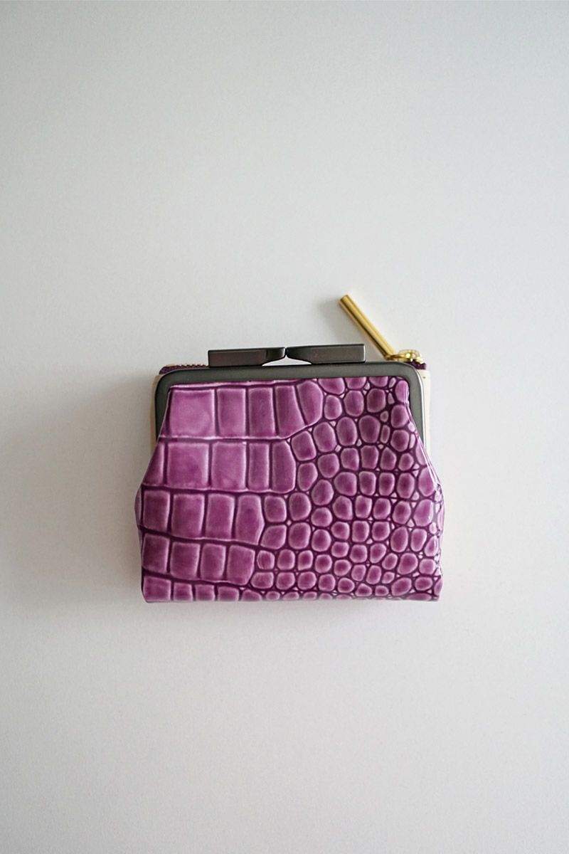 POMTATA ポンタタ CORO L ジップ がま口ショートウォレット P2536