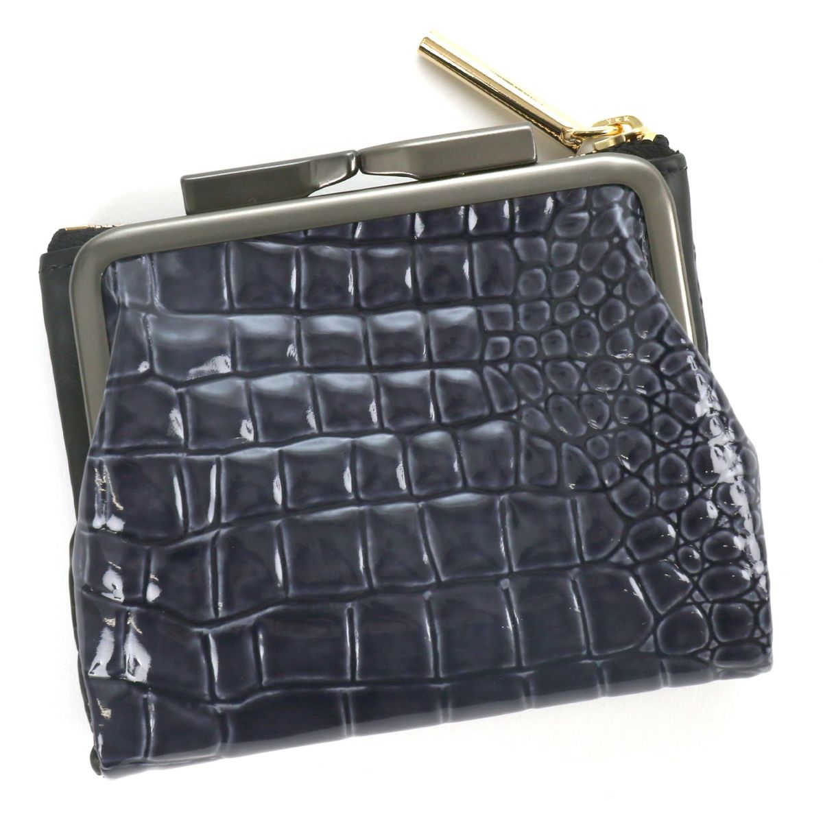 POMTATA ポンタタ CORO L ジップ がま口ショートウォレット P2536