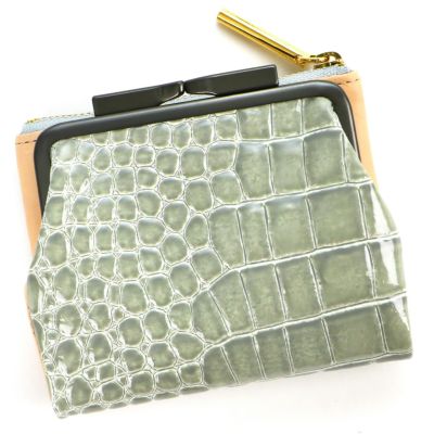 POMTATA ポンタタ CORO L ジップ がま口ショートウォレット P2536