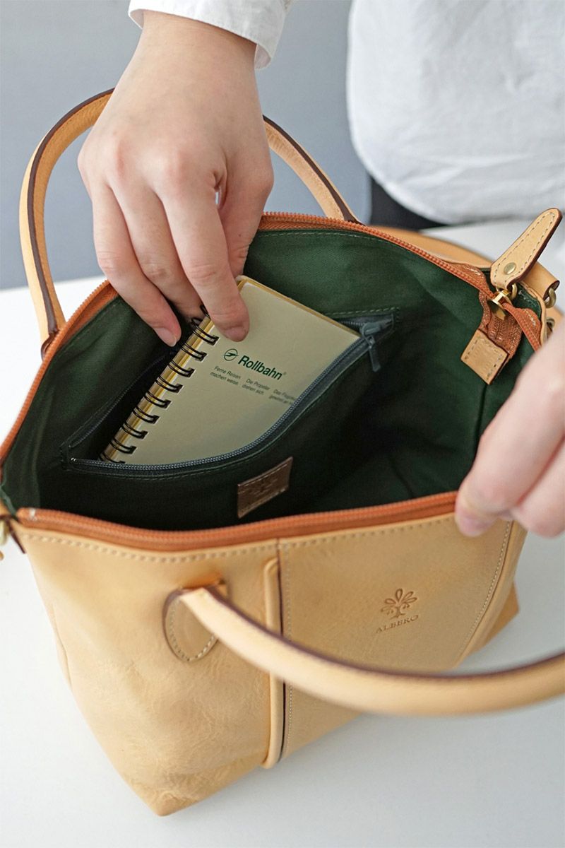 ALBERO アルベロ NATURALE ナチュラーレ 2WAYショルダーバッグ 2181