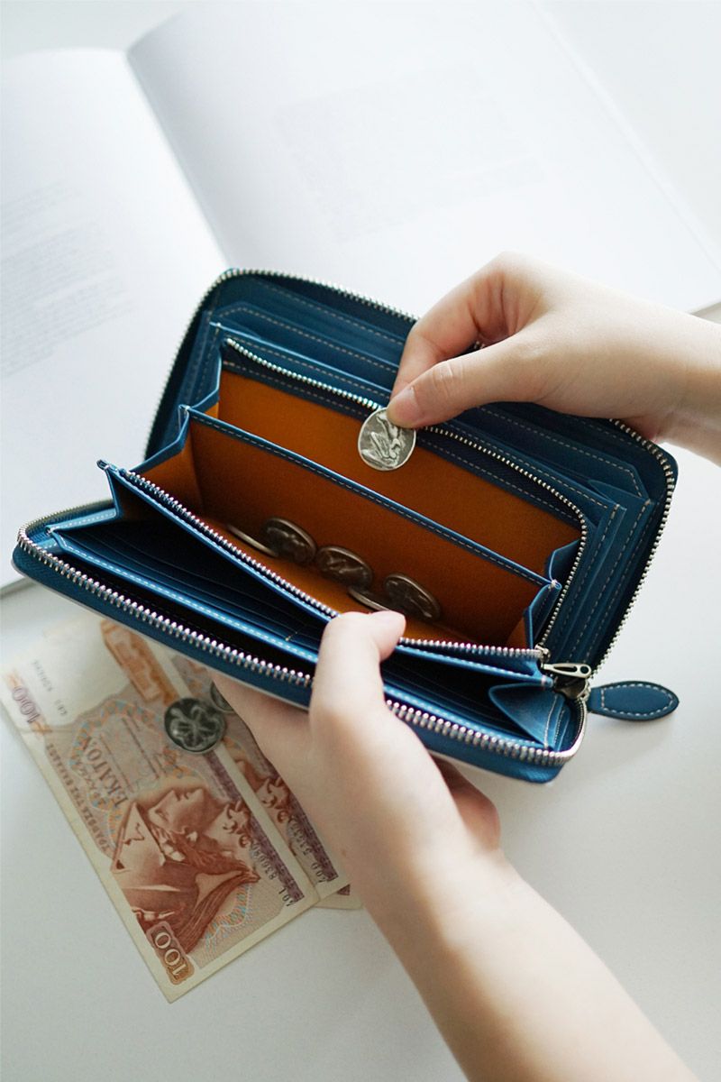 ALBERO アルベロ Stella ステッラ 小銭入れ付き長財布（ラウンドファスナー式 ） 7700