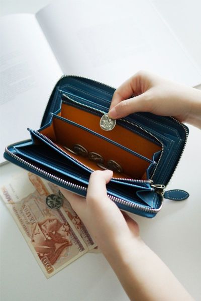 ALBERO アルベロ Stella ステッラ 小銭入れ付き長財布（ラウンドファスナー式 ） 7700