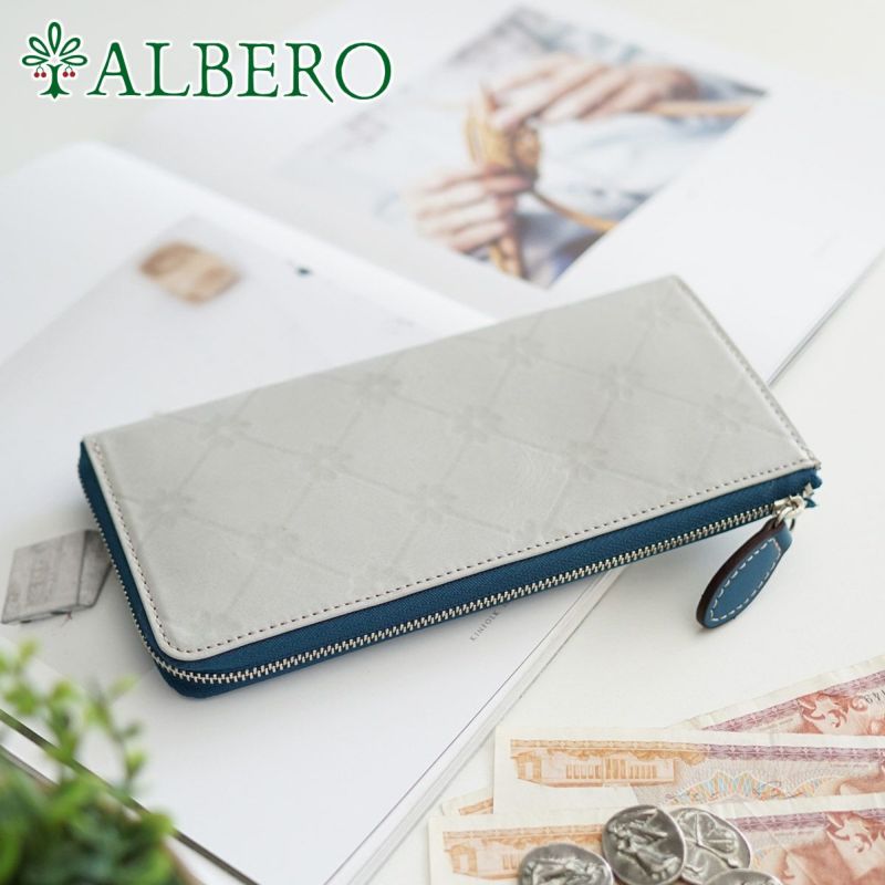 ALBERO アルベロ Stella ステッラ 小銭入れ付き長財布（L字ファスナー式） 7701