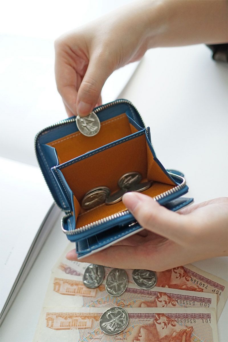 ALBERO アルベロ Stella ステッラ 小銭入れ付き二つ折り財布 7702