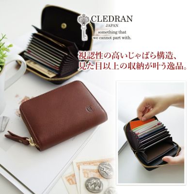 CLEDRAN クレドラン TANTE タンテ 小銭入れ付き二つ折り財布（ラウンドファスナー式 ） CR-CL3822