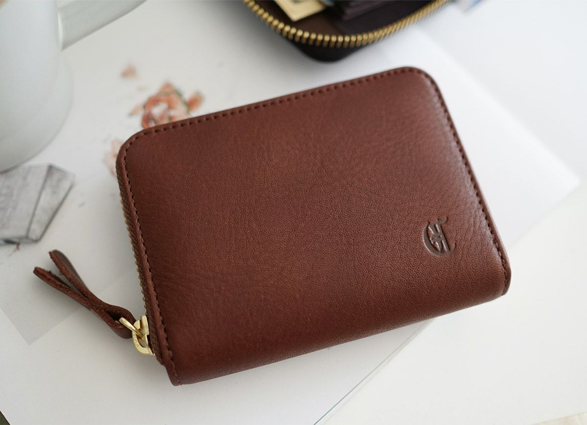 CLEDRAN クレドラン TANTE タンテ 小銭入れ付き二つ折り財布（ラウンドファスナー式 ） CR-CL3822