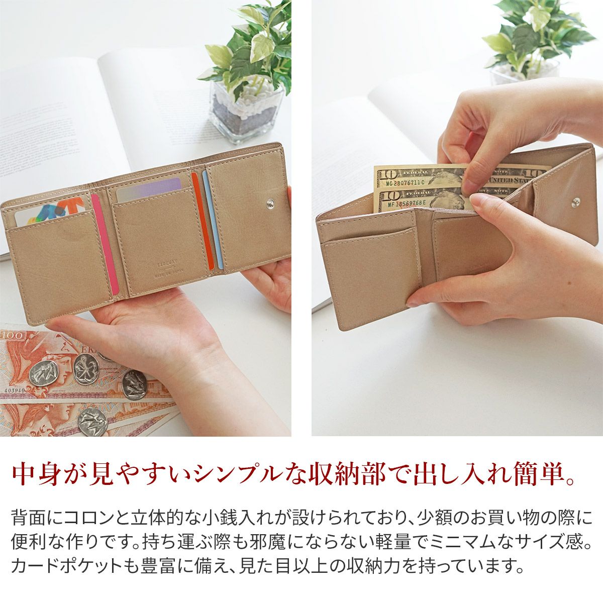 TIDEWAY タイドウェイ ICY TRI-FOLD WALLET T2993