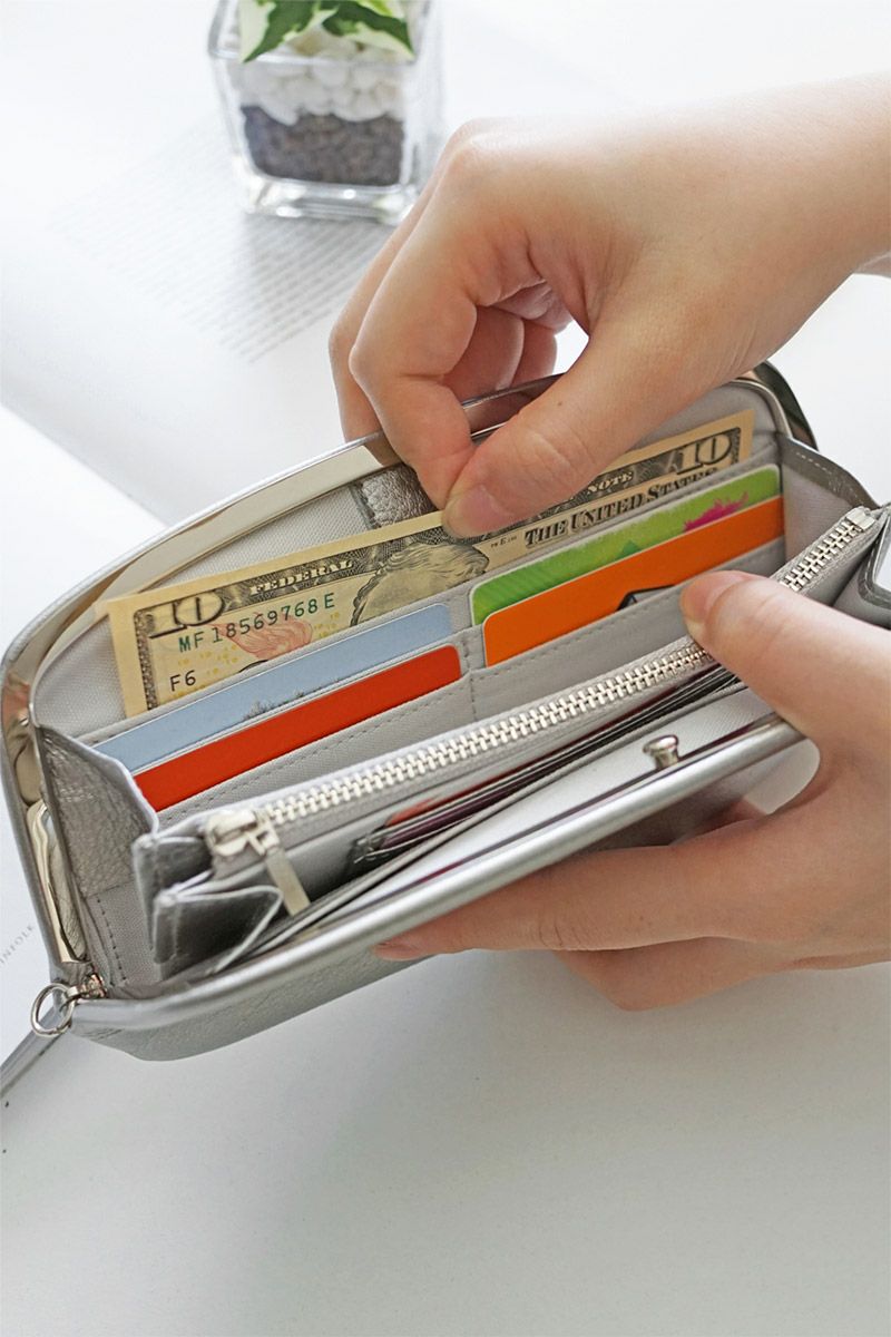 POMTATA ポンタタ RAC FRAM PURSE LONG P2931