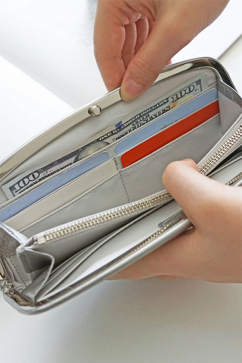 POMTATA ポンタタ RAC FRAM PURSE LONG P2931