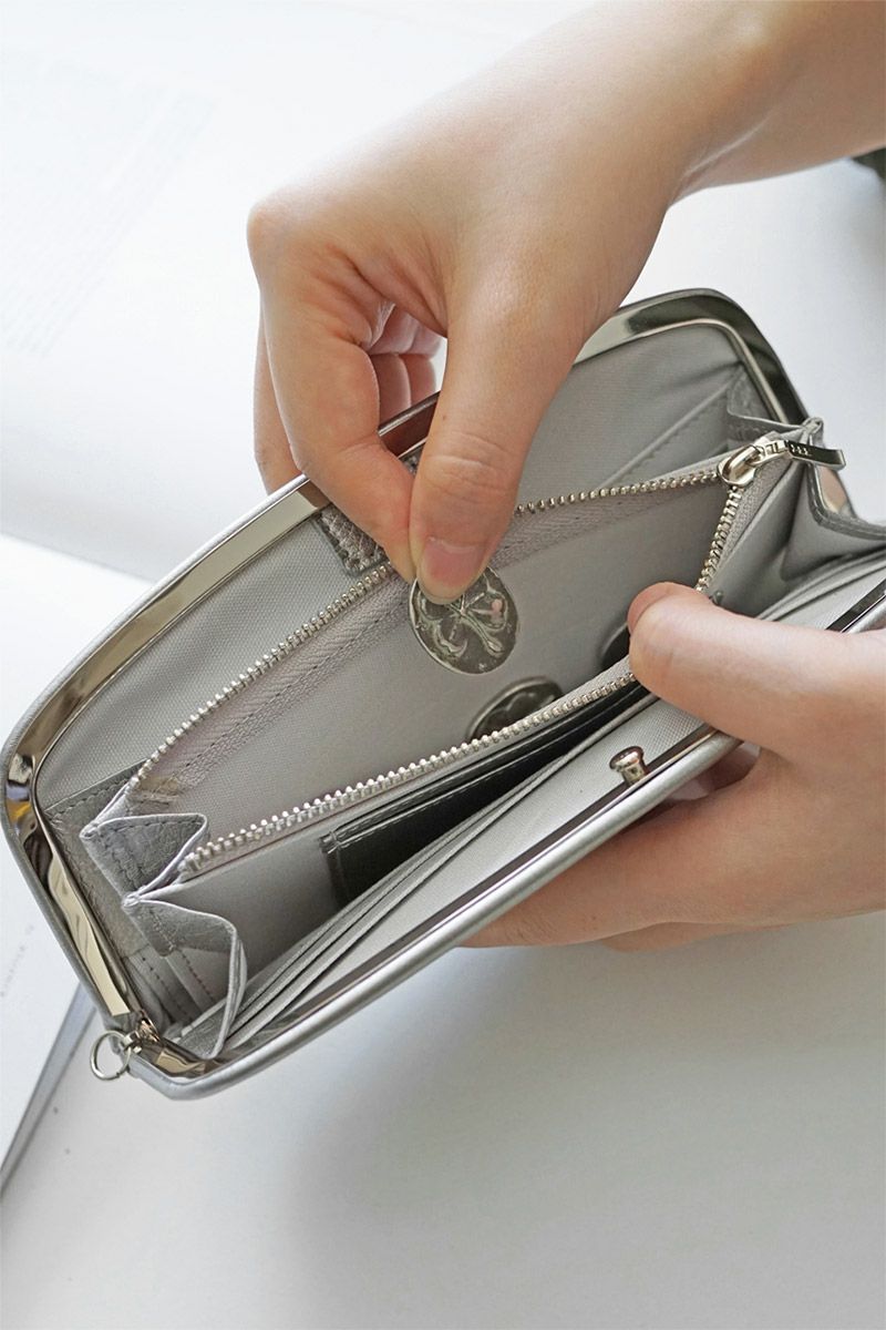 POMTATA ポンタタ RAC FRAM PURSE LONG P2931
