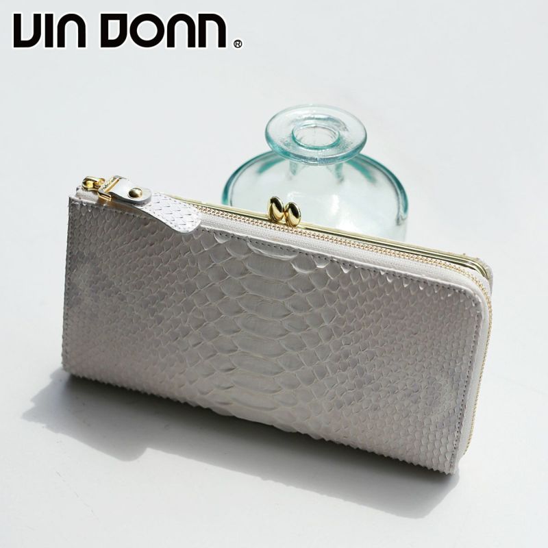 VIA DOAN ヴィア ドアン Bran python ブランパイソン 小銭入れ付き長財布 452