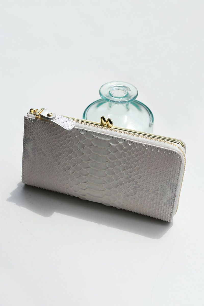 VIA DOAN ヴィア ドアン Bran python ブランパイソン 小銭入れ付き長財布 452