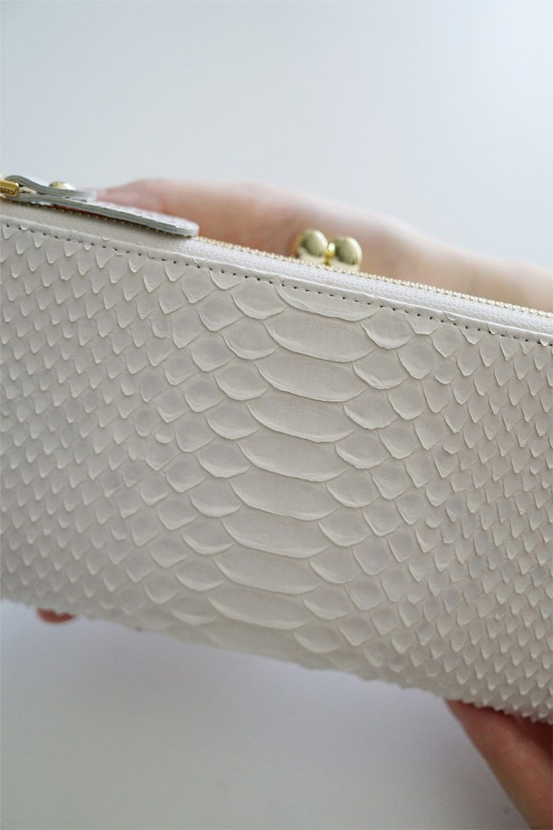 VIA DOAN ヴィア ドアン Bran python ブランパイソン 小銭入れ付き長財布 452