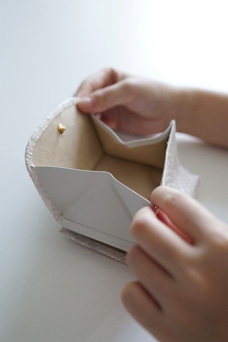 VIA DOAN ヴィア ドアン Bran python ブランパイソン 小銭入れ付き二つ折り財布 453