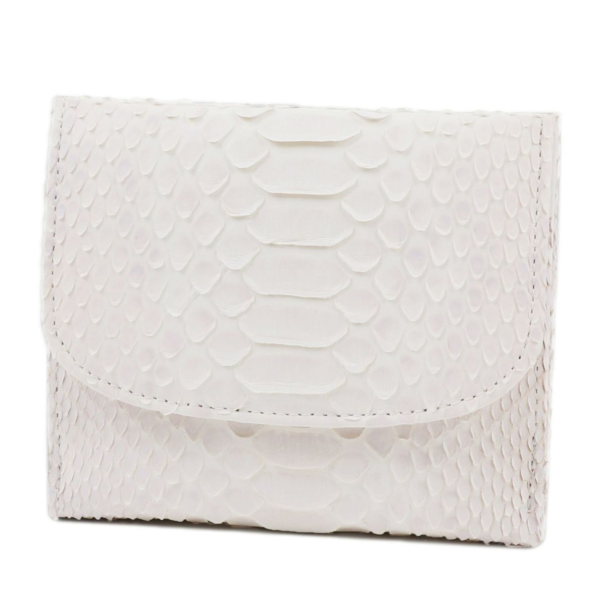 VIA DOAN ヴィア ドアン Bran python ブランパイソン 小銭入れ付き二つ折り財布 453